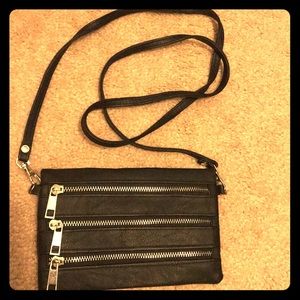 Small black shoulder bag!